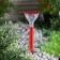 Garden lamp on the sunny battery "Red flower", 6 × 29 × 6 cm, 1 LED, glow white