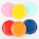 Disposable paper plates “multi -flowers”, D - 18 cm, set 6 pcs.