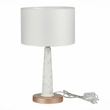 ST LUCE bedside lamp. SL1163.204.01. Vellino. 1x40 W, E14, 26x26x47.5 cm, matte gold color
