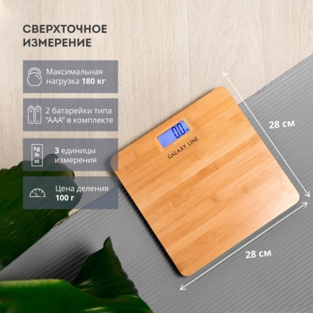 Floor Libra Galaxy GL 4820, electronic, up to 180 kg, 2haa-2