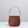 Wicker basket (rattan), 15.5x15.5 cm, 1 pc., Brown