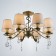 Sapphira chandelier 8he14 40t champagne gold 72x72x40 cm