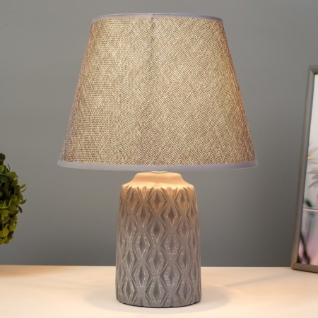 Arnella table lamp E14 40W gray 22.5x22.5x35 cm Risalux-1