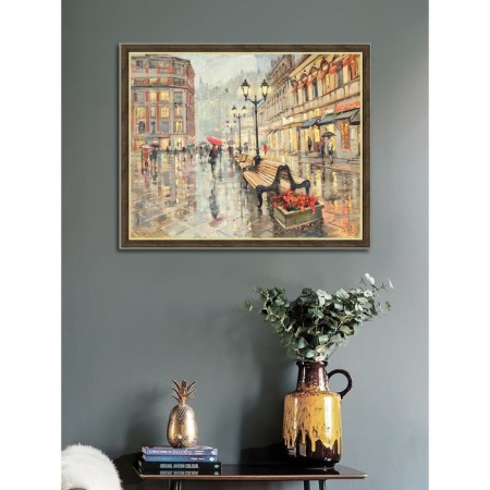 Reproduction of the picture "Kuznetsk bridge", 40x50, frame (45-1311)-4