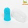 Brush for brushing animal teeth, 5.5 x 2.5 cm, blue, container 7 x 4 cm