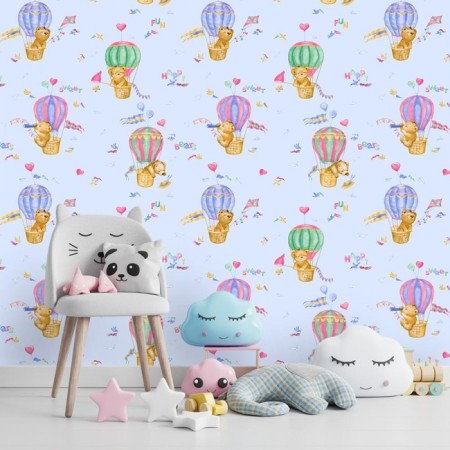 Paper "bears" C14-752F-01, 0.53x10.05m-5