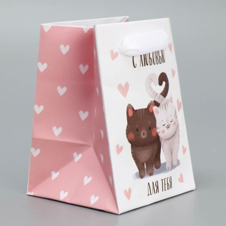 Gift laminated package, packaging, “cats”, 7 x 10 x 7 cm-3