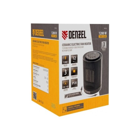 Electric heating venture, ceramic Denzel DTFC-1200, 3 modes, fan,-5