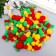 Decor for creativity "Pomponchiki. Christmas" d = 1-3 cm set 135 pcs