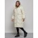 Coat insulated winter female, size 46, beige color