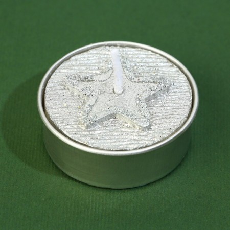 Tea Candle "Festive", without aroma, d = 4 cm-3
