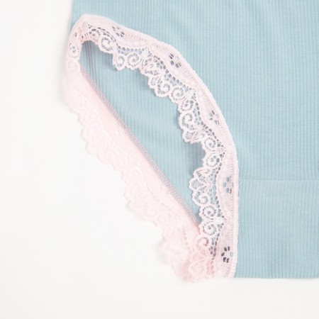 Panties female slips, the color of gray-blue, rr 46-48-1