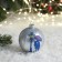 Christmas ball D-8 cm "Kiss under the umbrella" mix