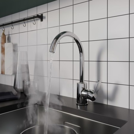 MILARDO POLI Polsbj0m05 kitchen mixer, pouring 199 mm, chrome-2