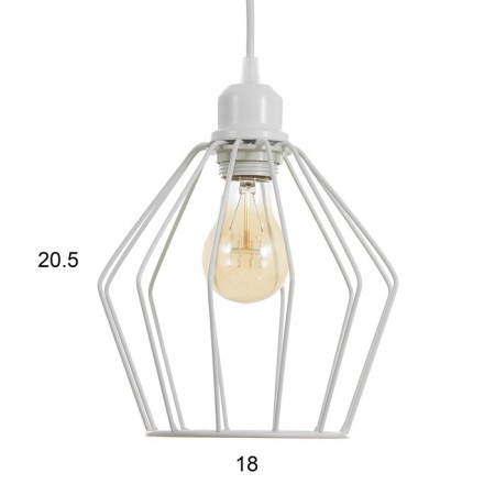 Lamp Bayerlux "Arlando" 1x40W E27 white 20x20x70cm-4