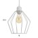 Lamp Bayerlux "Arlando" 1x40W E27 white 20x20x70cm