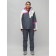 Ski suit female, size 42, white color