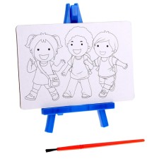 Coloring on the stand 
