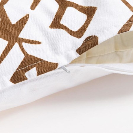 Decorative pillowcase 40x40 cm, Ethnos Beige, 100% cotton-4