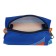 Cosmetic bag blue oxford geometry mini