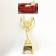 Nick award figure “Empress”, plastic, gold, 19.3 x 7 cm.