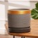Flower Pot "Brussels" gray gold cylinder No. 3, 2.6 liters