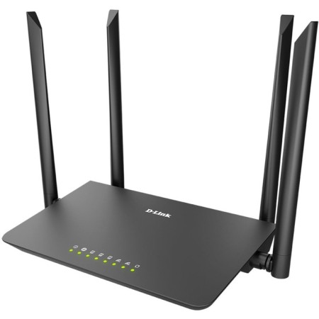 Wi-Fi router D-Link DIR-820/RU/A1A, 1167 Mbps, 3 ports 100 Mbps, black-1