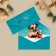 A set of gift envelopes “Happy New Year”, 8 pieces, software touch, embossing, 19 x 9.2 cm, New Year