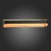 Wall lamp ST LUCE. SL582.401.01. 1x12 W, LED, 4000K, 41x6.5 cm, black color, gold