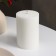 Candle-cylinder smooth, 7x10.5 cm, white, 18 hours