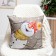 Decorative pillow, size 35x35 cm, Gabardin, Hollofiber, polyester100%