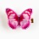 Hair hair clip luminous "butterfly", 3.6 x 3 cm