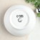 Ceramic salad bowl “Happy New Year”, 14.8x14.8x6.5 cm, white color