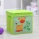 Stellyer box for storage with a giraffe lid, 25 × 25 × 25 cm, green color
