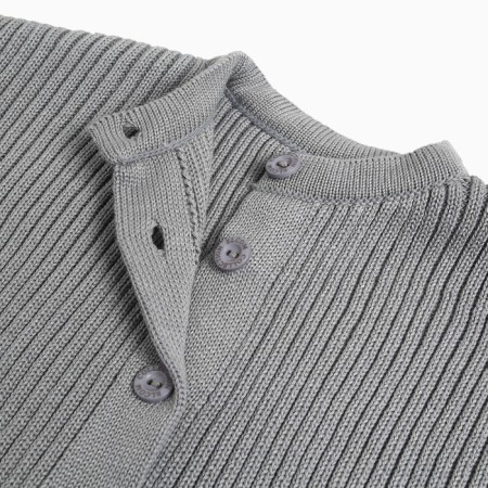 Cardigan Knitted baby I, r.80-86, gray-4