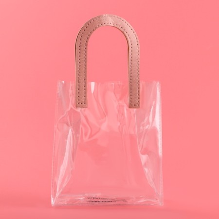 Gift package from PVC, pink, 17 x 15 x 8 cm-2