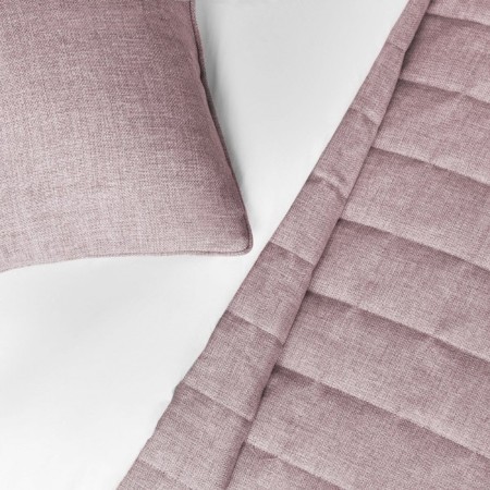 Jerry set: a coverlet 230 x 250 cm, pillowcase 45 x 45 cm - 2 pcs, powder color-3
