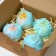Gift set of cosmetics "Sweet moments", bathtub bombs 4 x 130 g, Beauty Fox