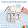 House-painting 3 in 1 "Cold Heart", a set for creativity, 16 × 18 × 22 cm