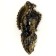 Panel "Mask 1" Black with gilding, 30cm