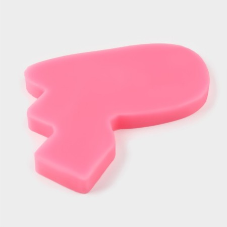 Mold "Flamingo", silicone, 14 × 12 × 1.5 cm, color mix-3