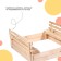 Sandbone is a nursery wooden, with a lid, 100 × 100 × 18 cm, without painting, benches (2 pcs.), Greengo