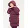 Coat for girls, height 104 cm, purple color