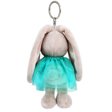 Soft toy-cords "Bunny mi in a blue dress", 14 cm-2