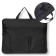 Folder (bag) with handles for A4 laptop (340 x 250 mm), textile, 3 external pockets, devente black