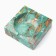 Ash "Marble", 12.6 x 4.1 cm, ceramics, emerald