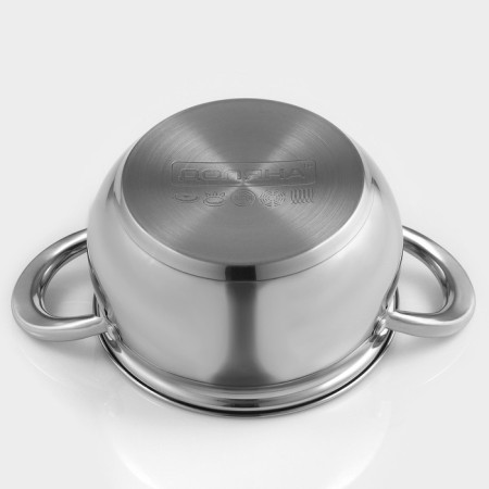 Stainless steel pan of the Hyperion, 2.5 l, d = 18 cm, with a lid-4