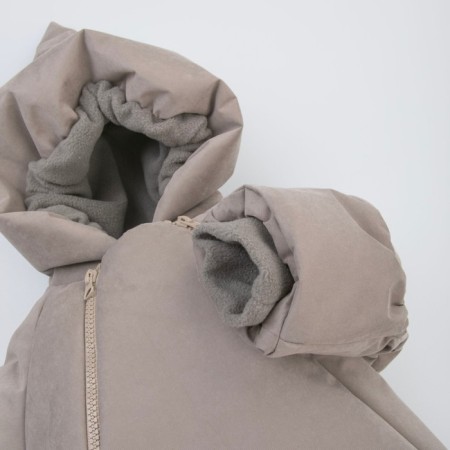 Combineson Children's Winter Kinderlitto "Velvet-1", height 68-74 cm, color gray-beige-1