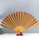 Fan bamboo, textile h = 50 cm "sakura with birds" red