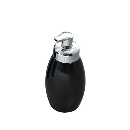 SHINY liquid soap dispenser, black